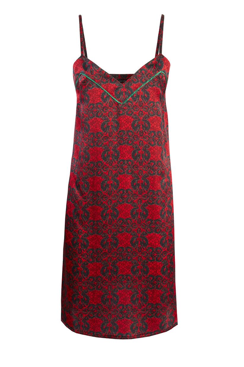 Sans Tabù Slipdress pura seta “Enlace” - Lipstick I Più Venduti