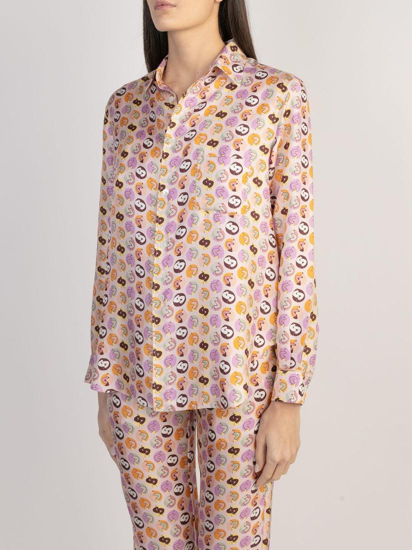 Sans Tabù Camicia in seta “Il bacio” - Nude Offerte