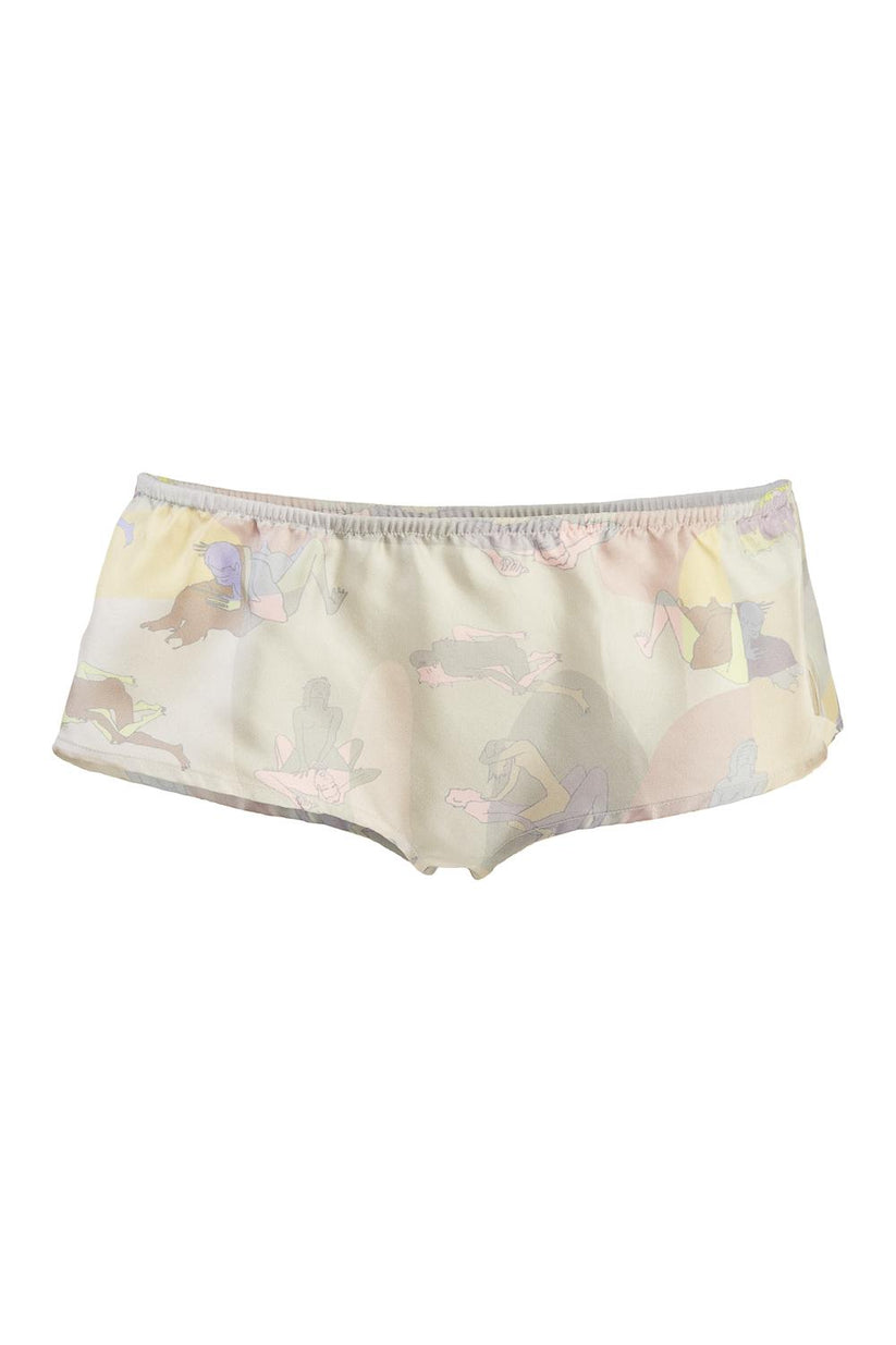 Sans Tabù Culotte in pura seta “L'amore” - Moonlight