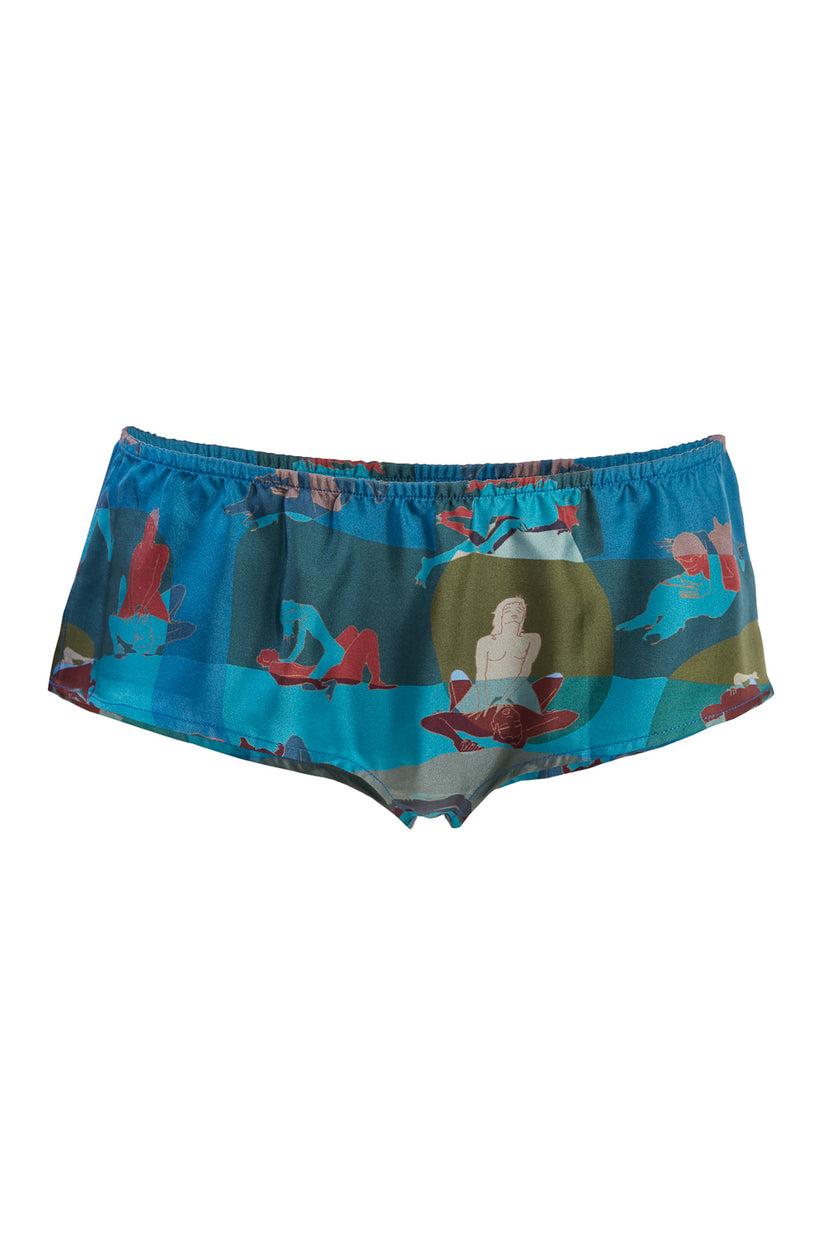 Sans Tabù Culotte in pura seta “L'amore” - Midnight In Linea