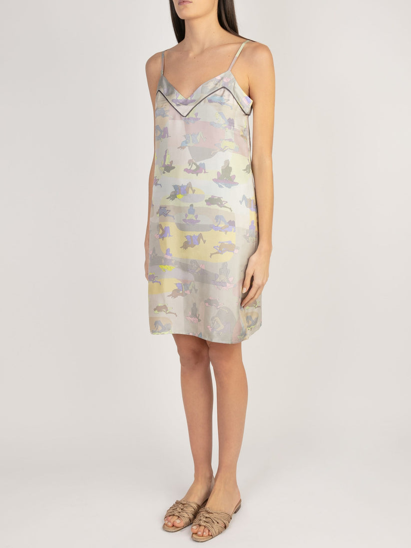Sans Tabù Slipdress pura seta “L'amore” - Moonlight Sottocosto