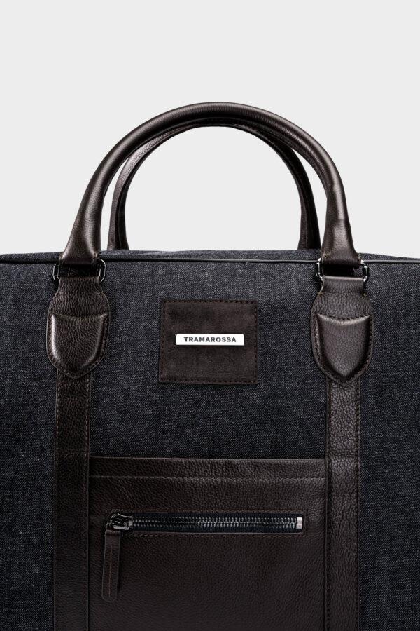 Sartoria Tramarossa MILANO – Borsa Bowling – Brown Spedizione Gratuita