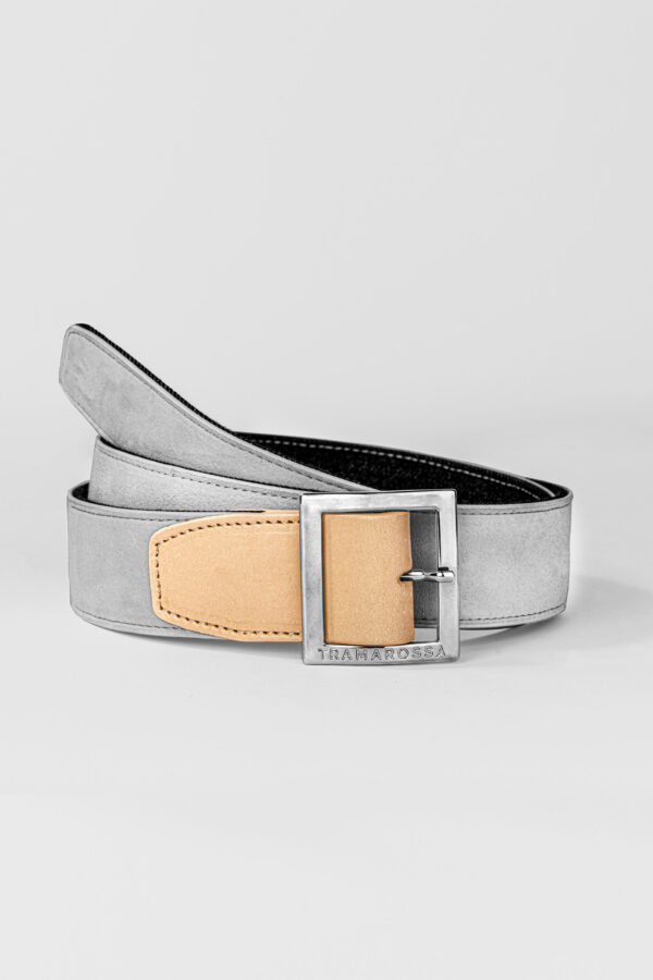 Sartoria Tramarossa CINTURA COLOR ARGENTO IN SUEDE Affare Del Giorno