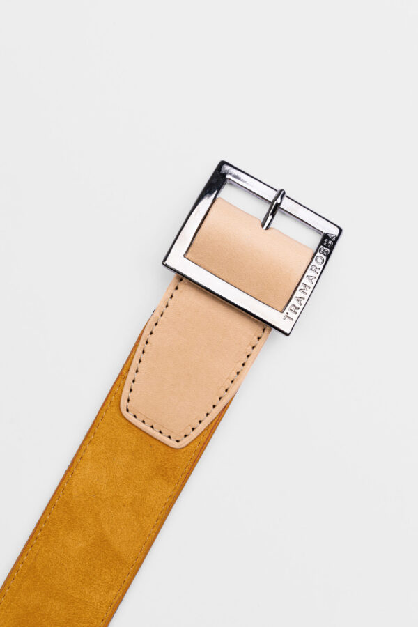 Sartoria Tramarossa CINTURA COLOR OCRA IN SUEDE Sottocosto