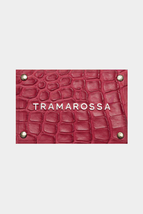 Sartoria Tramarossa Salpa in Alligator – Raspberry In Linea