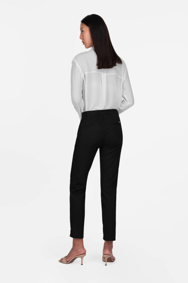 Sartoria Tramarossa PANTALONE ADELE SLIM IN DENIM NERO Novità