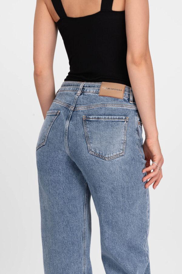 Sartoria Tramarossa JEANS HOLLYWOOD BARREL IN DENIM BLU MEDIO Online