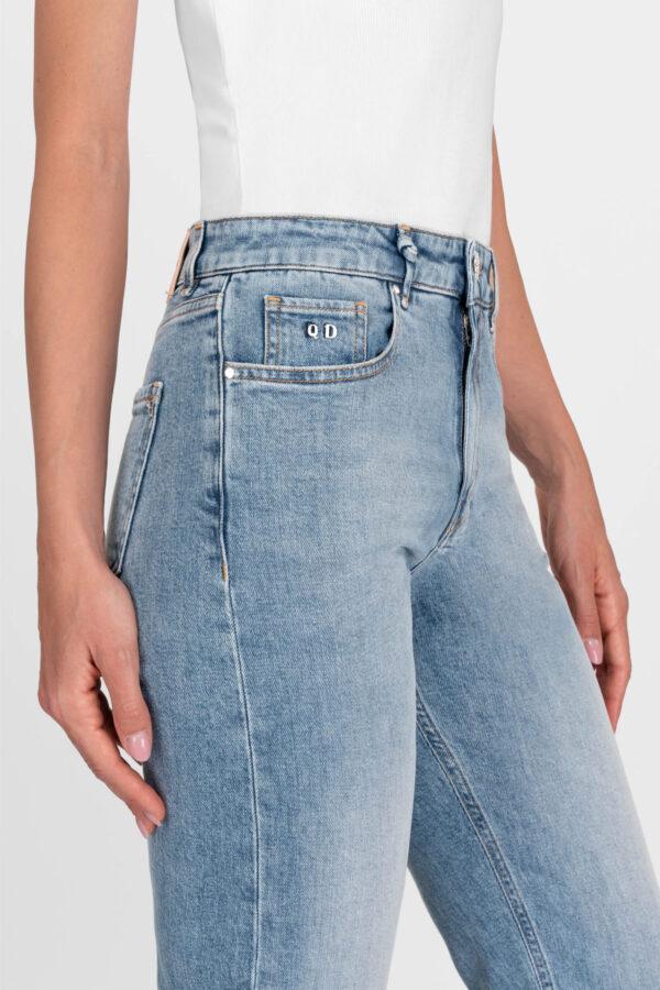 Sartoria Tramarossa JEANS MONICA MUM IN DENIM BLU CHIARO Negozio