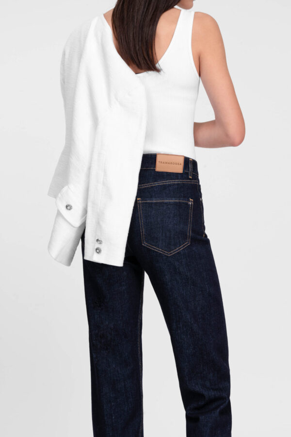 Sartoria Tramarossa JEANS MONICA MUM IN DENIM BLU SCURO Italy
