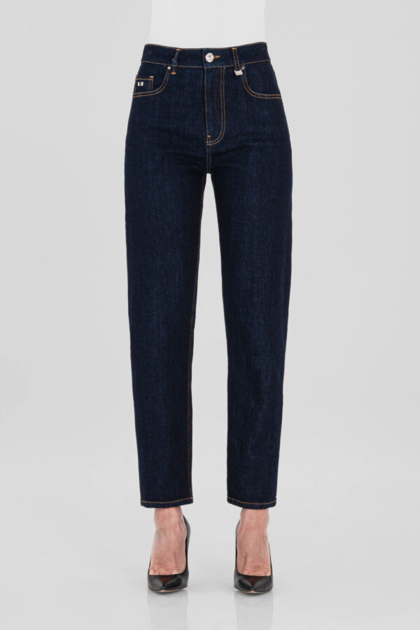 Sartoria Tramarossa JEANS MONICA MUM IN DENIM BLU SCURO Italy