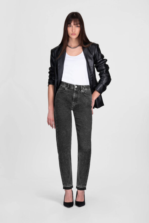 Sartoria Tramarossa JEANS MONICA MUM IN DENIM NERO Nuova