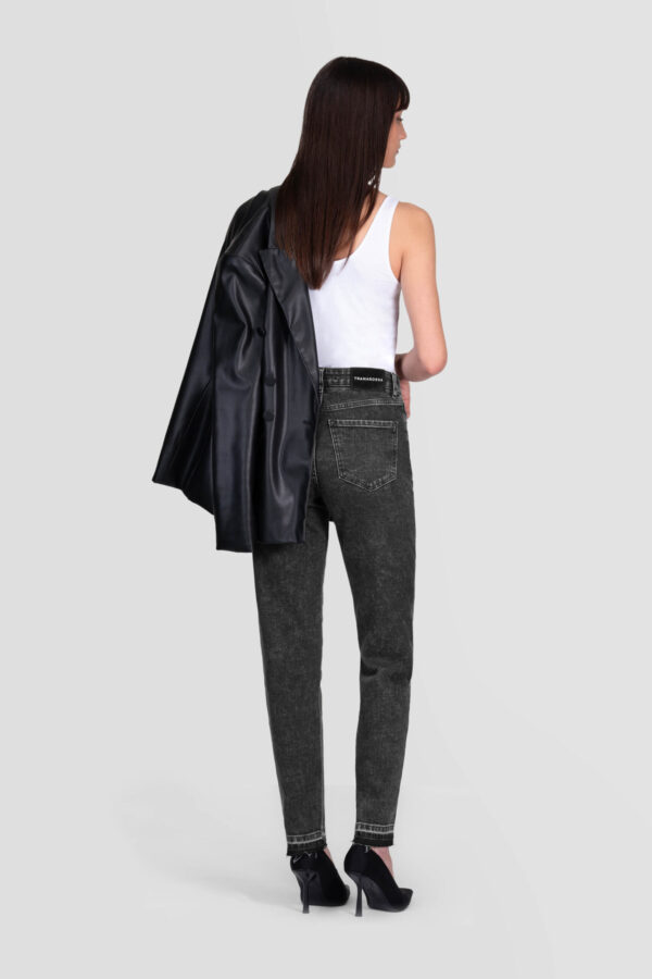 Sartoria Tramarossa JEANS MONICA MUM IN DENIM NERO Nuova