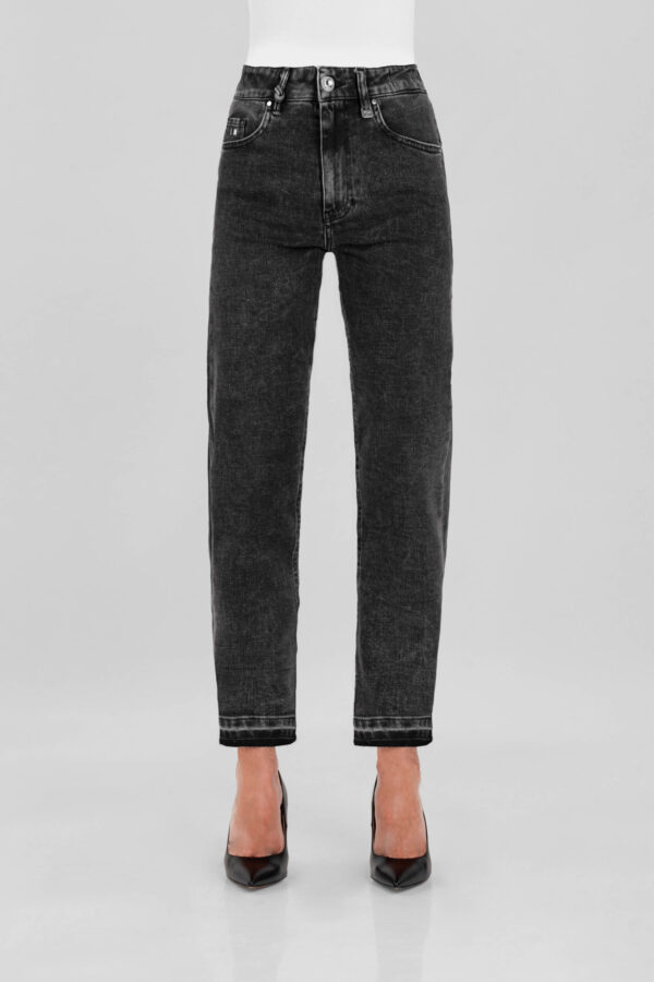 Sartoria Tramarossa JEANS MONICA MUM IN DENIM NERO Nuova