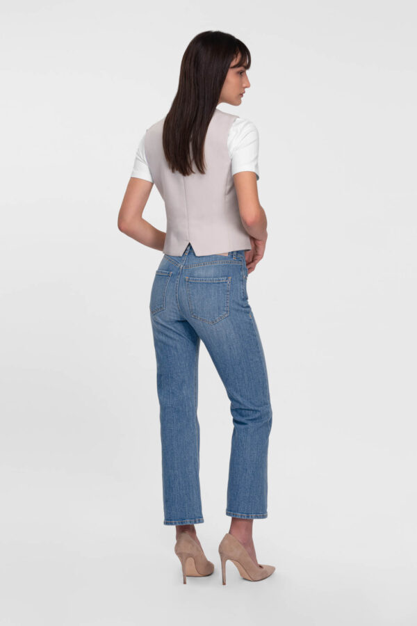 Sartoria Tramarossa JEANS MONICA FLARE CUT FLARE IN DENIM BLU MEDIO Moda