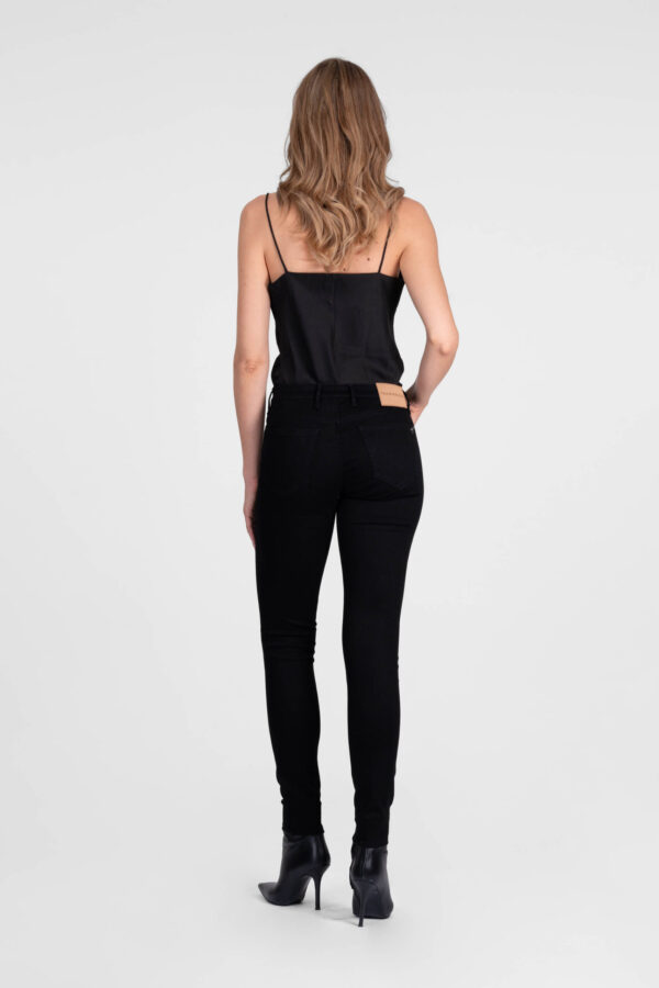 Sartoria Tramarossa PANTALONE BIANCA SLIM SKINNY IN DENIM STRETCH NERO Acquista Ora