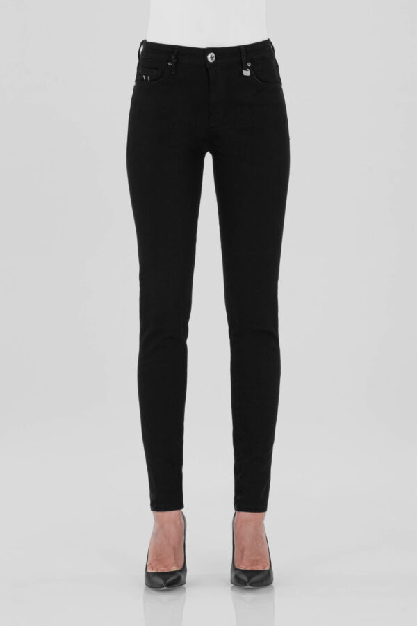 Sartoria Tramarossa PANTALONE BIANCA SLIM SKINNY IN DENIM STRETCH NERO Acquista Ora