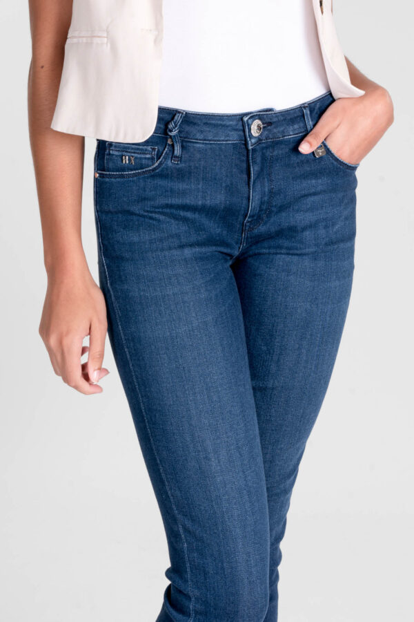 Sartoria Tramarossa JEANS BIANCA CAPRI SKINNY IN DENIM STRETCH BLU MEDIO Soddisfazione Garantita