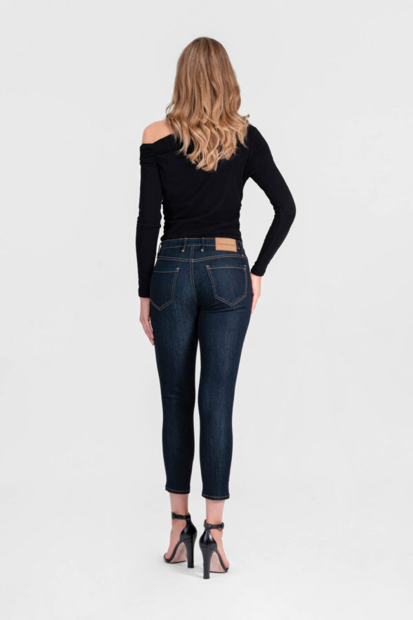 Sartoria Tramarossa JEANS BIANCA CAPRI SKINNY IN DENIM STRETCH BLU SCURO Qualità Garantita