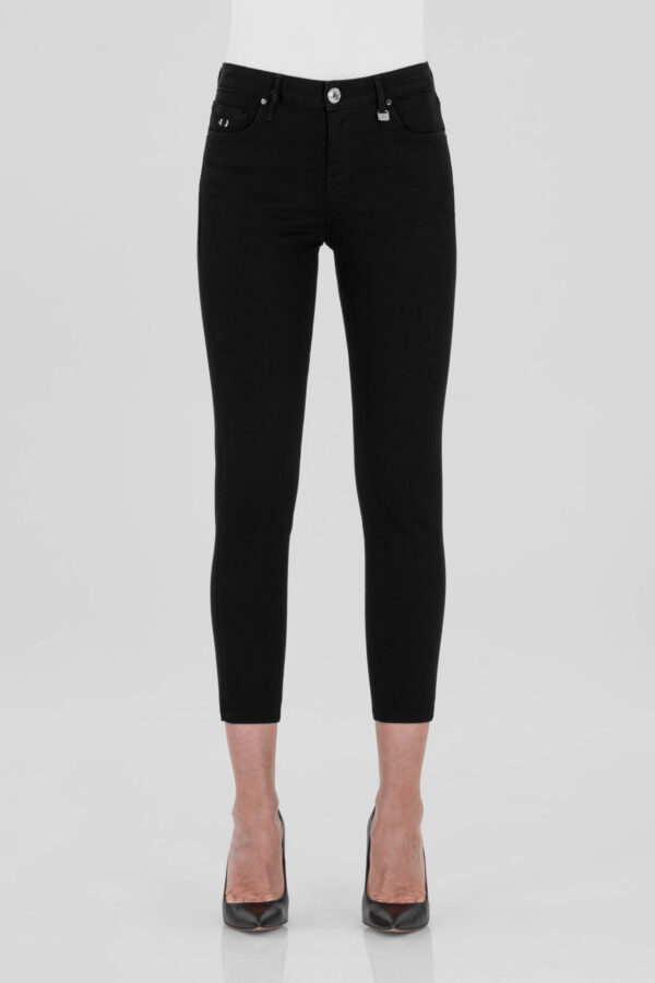Sartoria Tramarossa JEANS BIANCA CAPRI SKINNY IN DENIM STRETCH NERO Shopping Online