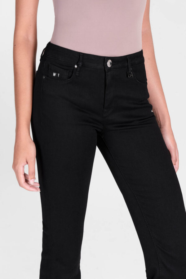 Sartoria Tramarossa JEANS BIANCA FLARE CUT FLARE IN DENIM STRETCH NERO Sottocosto
