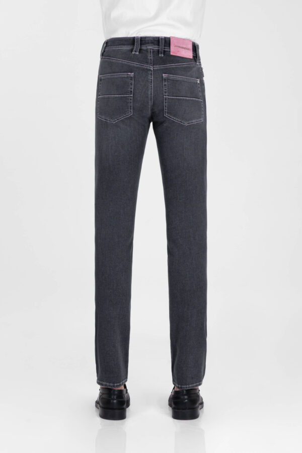 Sartoria Tramarossa JEANS LEONARDO ZIP SS SLIM IN DENIM STRETCH GRIGIO Shopping Online