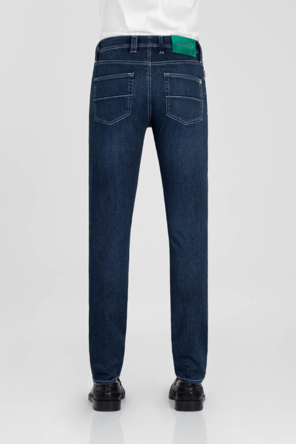 Sartoria Tramarossa JEANS MICHELANGELO ZIP SS SLIM IN DENIM STRETCH BLU SCURO Prezzo Ridotto