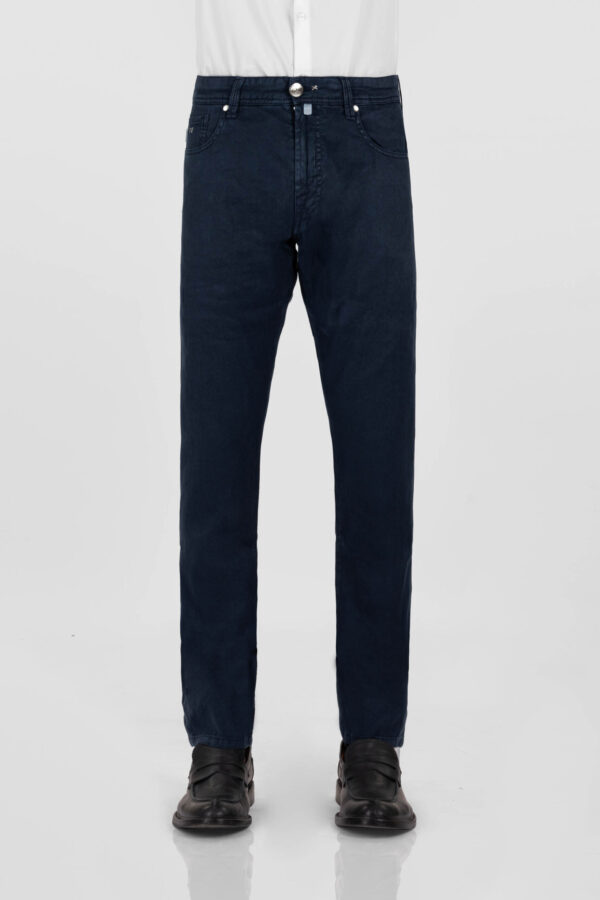 Sartoria Tramarossa JEANS MICHELANGELO REGULAR IN DENIM LINO BLU SCURO Hotsell