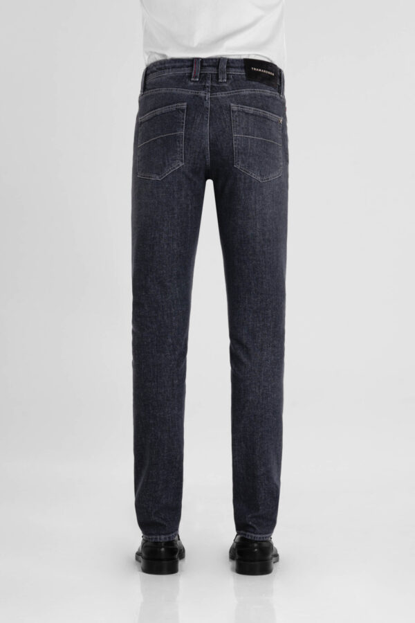 Sartoria Tramarossa JEANS LEONARDO BUTTONS REGULAR IN DENIM BLU GRIGIO Vendita