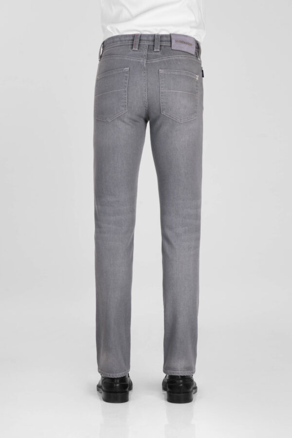 Sartoria Tramarossa JEANS LEONARDO BUTTONS REGULAR IN DENIM GRIGIO Promozione