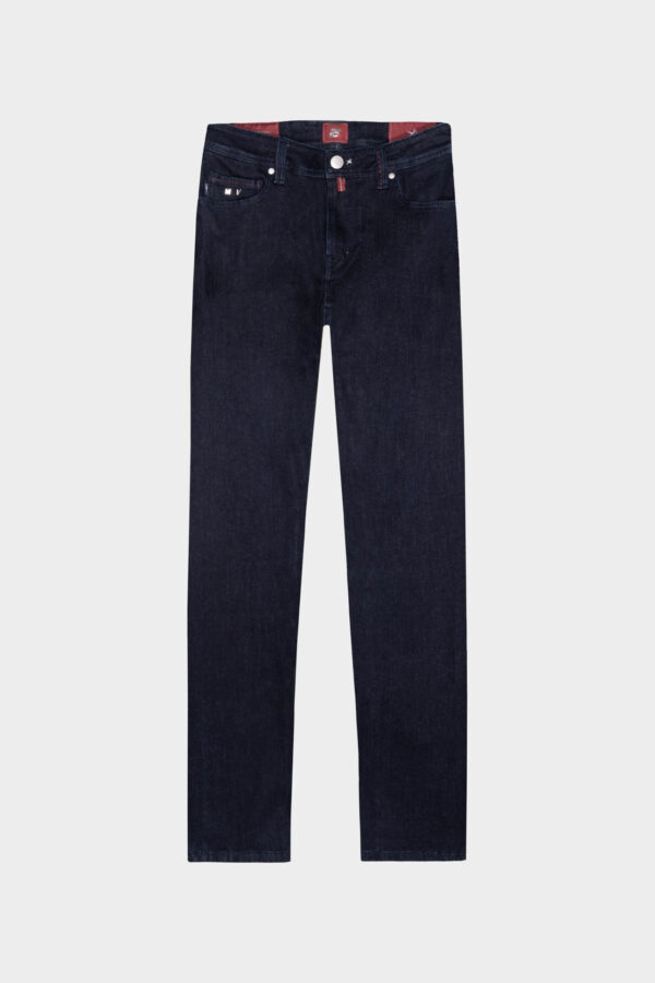 Sartoria Tramarossa JEANS MICHELANGELO ZIP SS REGULAR IN DENIM STRETCH BLU SCURO Pezzi Unici
