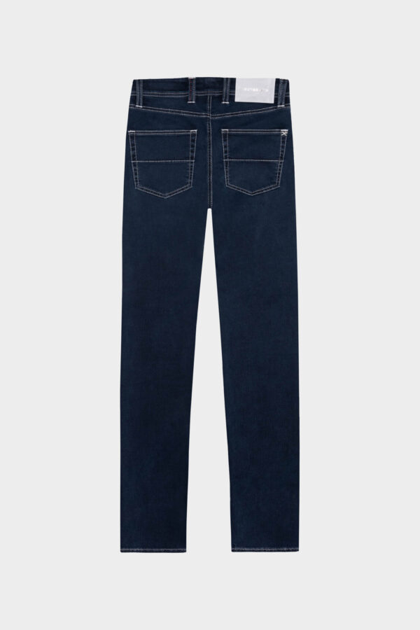 Sartoria Tramarossa JEANS MICHELANGELO ZIP SS REGULAR IN DENIM STRETCH BLU SCURO Soddisfazione Garantita