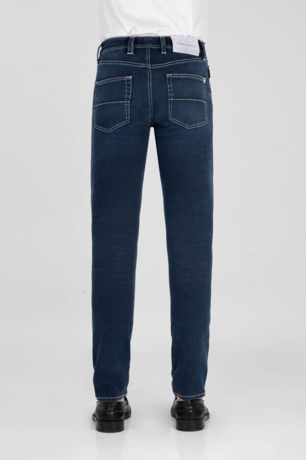 Sartoria Tramarossa JEANS MICHELANGELO ZIP SS REGULAR IN DENIM STRETCH BLU SCURO Soddisfazione Garantita