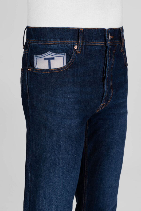 Sartoria Tramarossa JEANS T-RED T3 LOOSE IN DENIM BLU SCURO Presa
