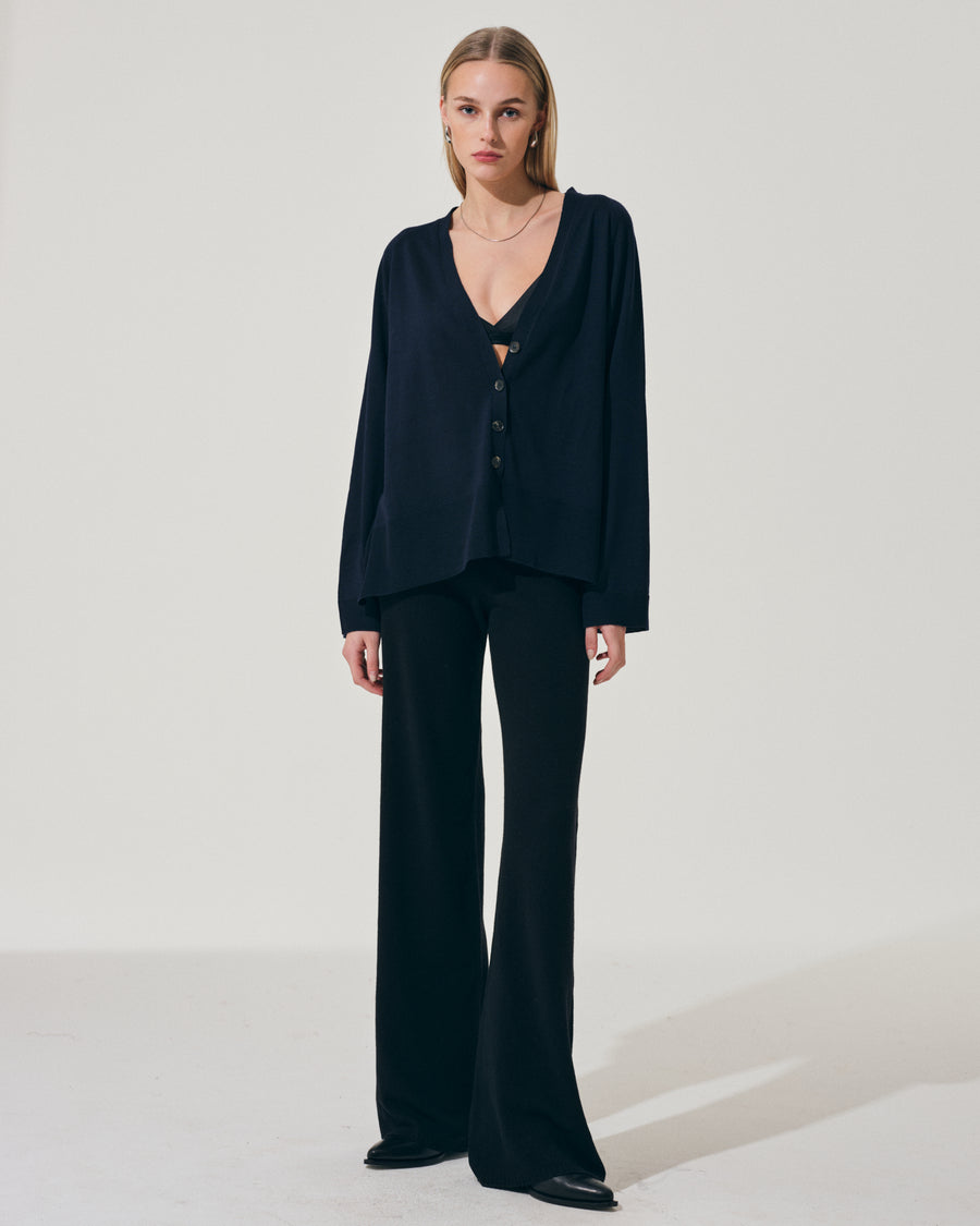 Scaglione CARDIGAN MERINO LUX NAVY 2025