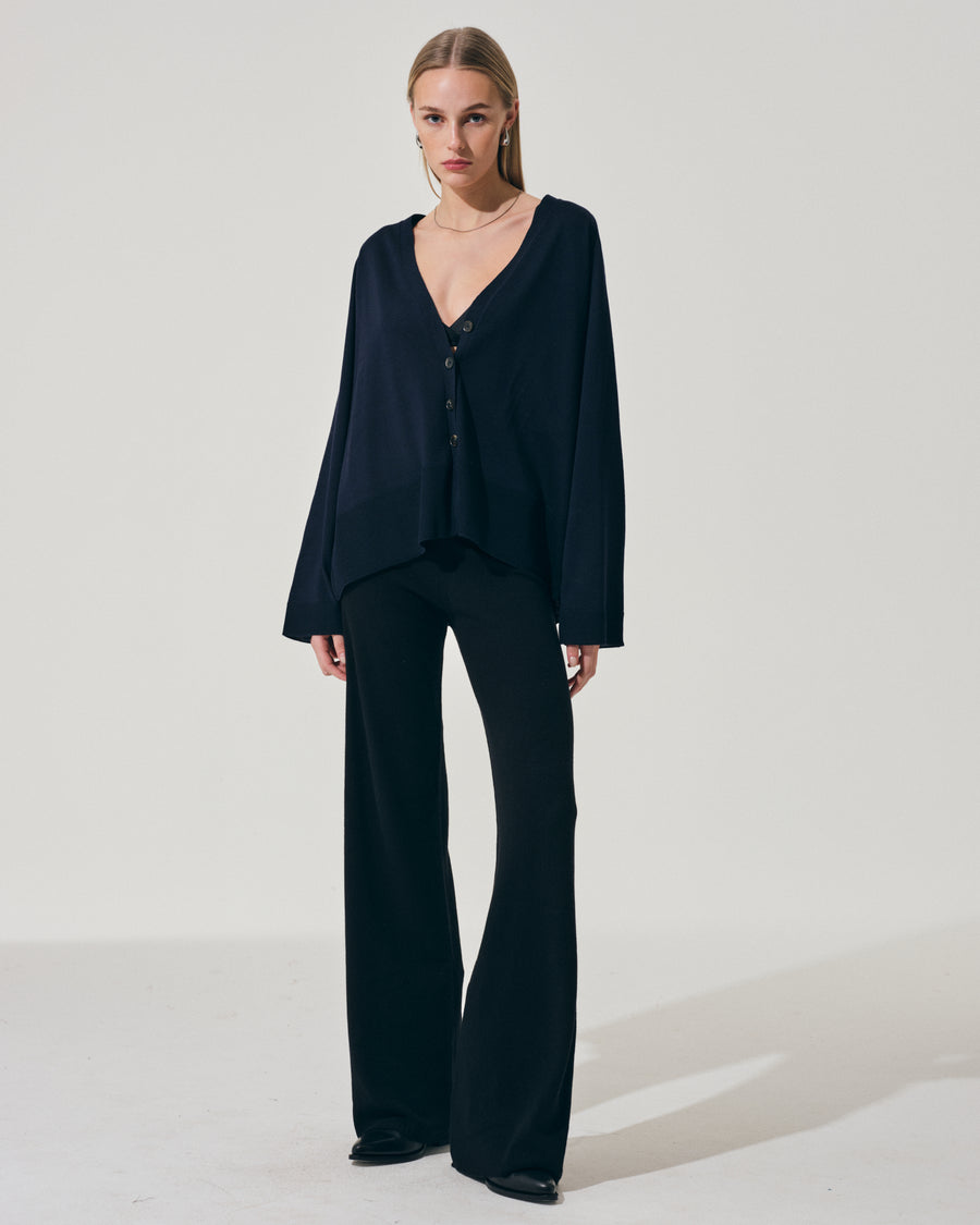 Scaglione CARDIGAN MERINO LUX NAVY 2025