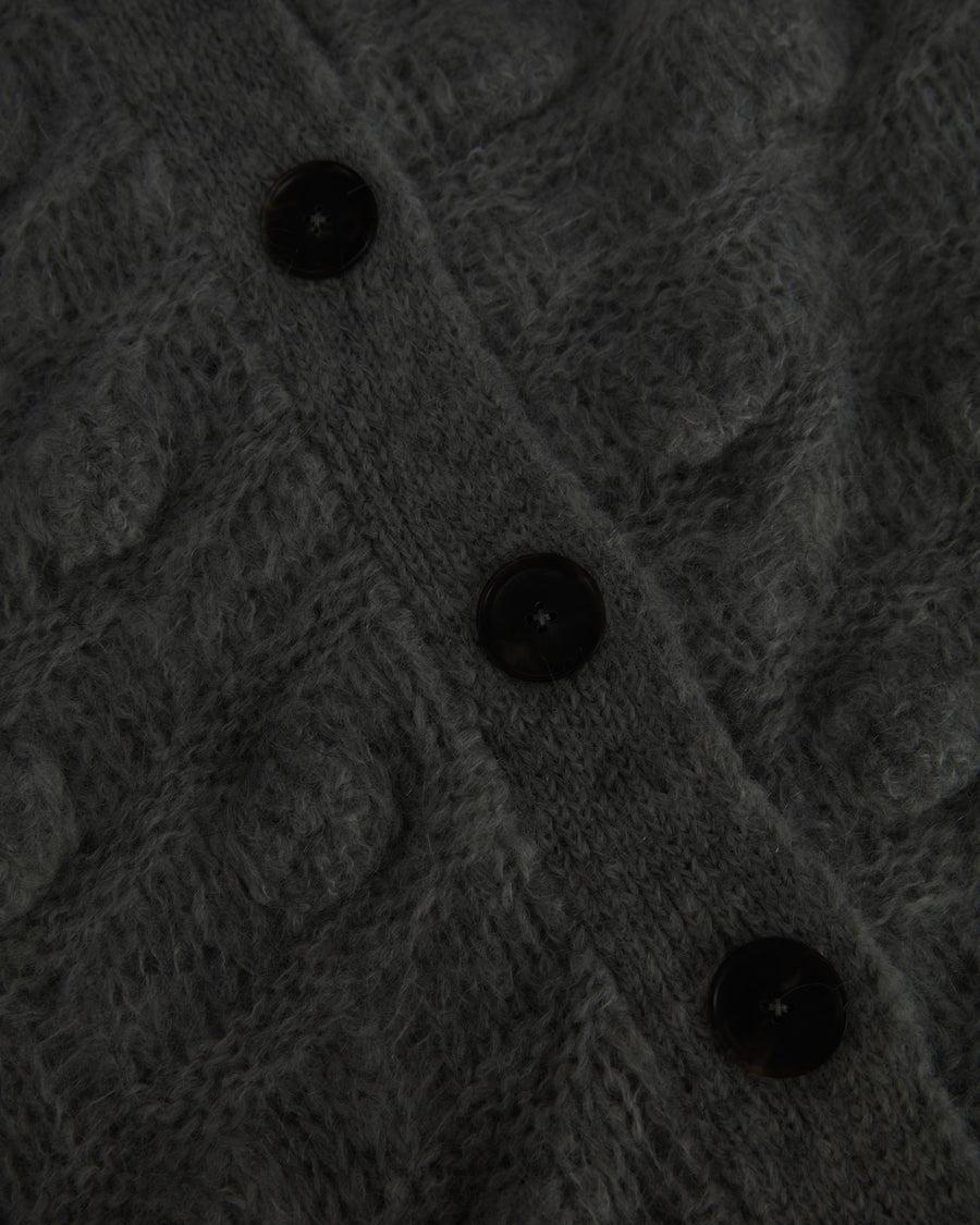 Scaglione COAT MAXY CARDIGAN OVER HAZELNUT STITCH BLACK Shopping Online