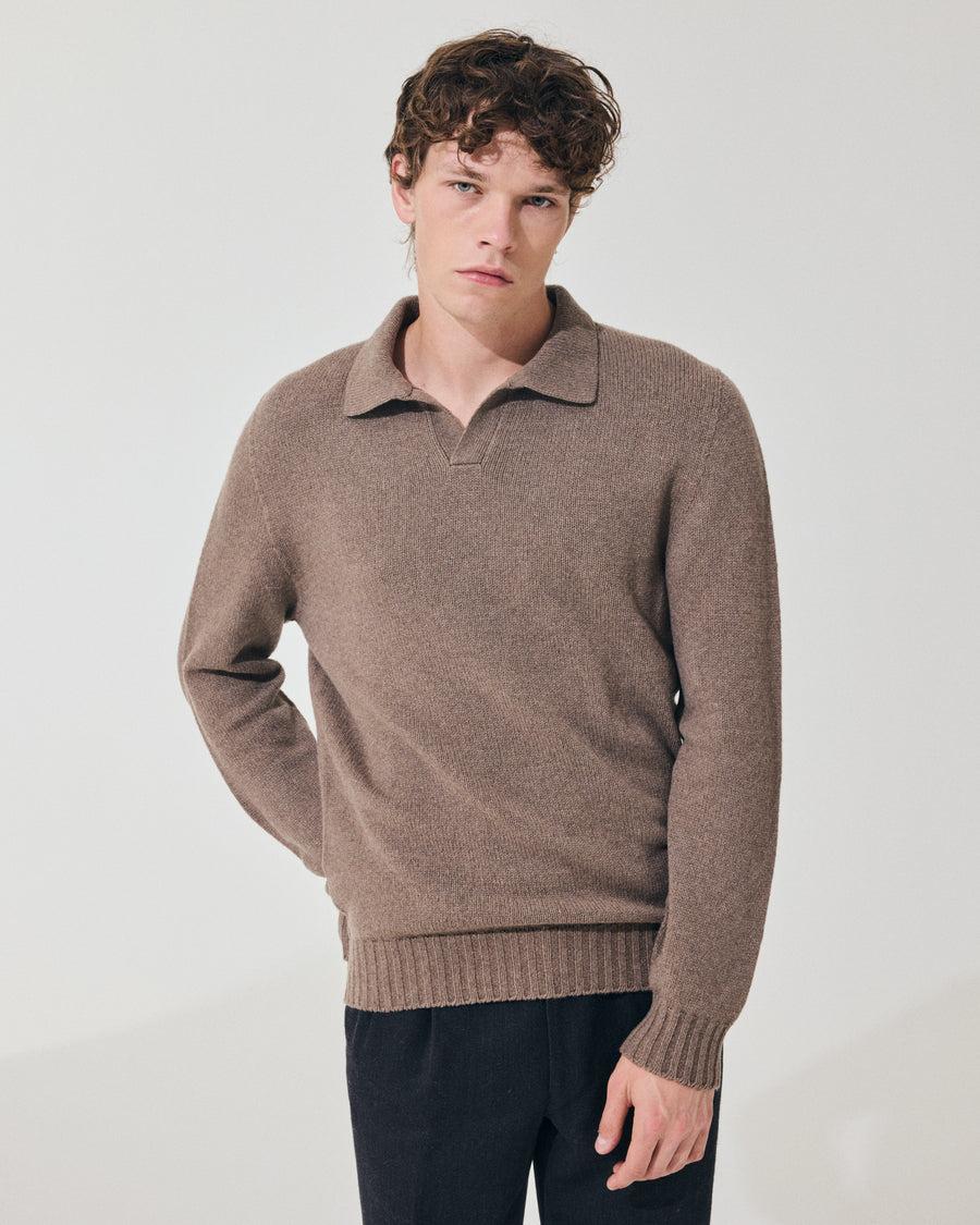 Scaglione OPEN POLO HYBRD CASHMERE TAUPE Novità