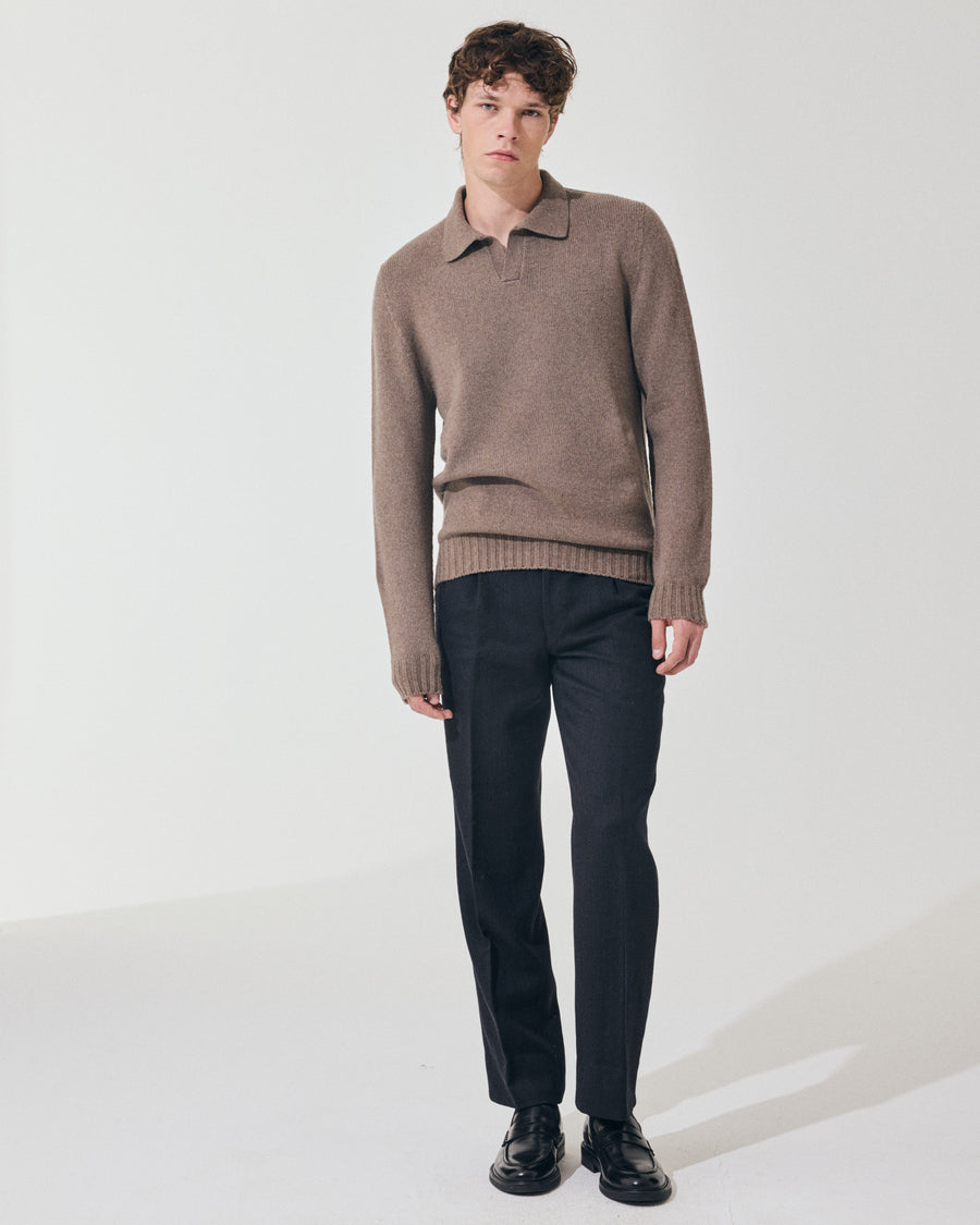 Scaglione OPEN POLO HYBRD CASHMERE TAUPE Novità