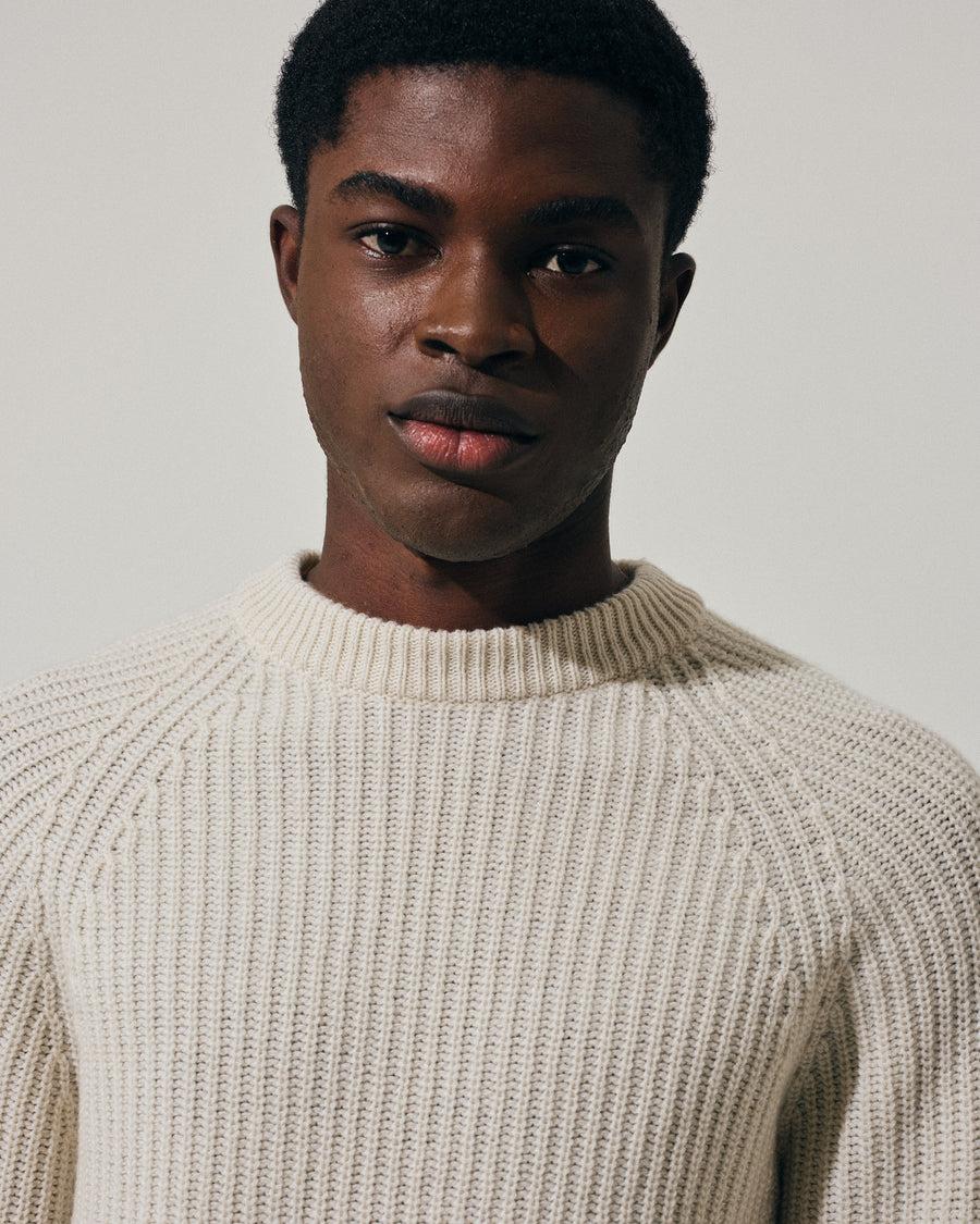 Scaglione ROUND NECK PANNOCCHIA RAGLAN HYBRD CASHMERE MILK 2025