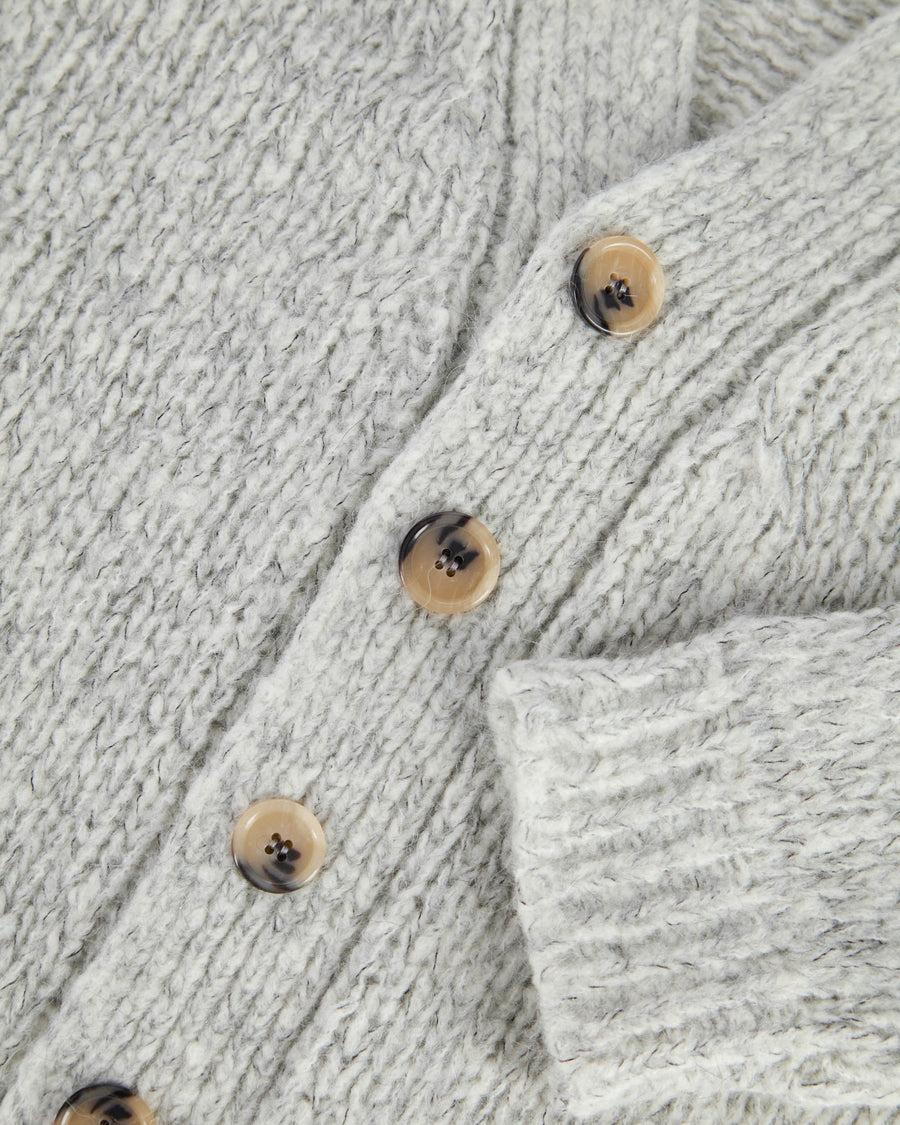 Scaglione CARDIGAN OVER MOULINE' GREY Vendita