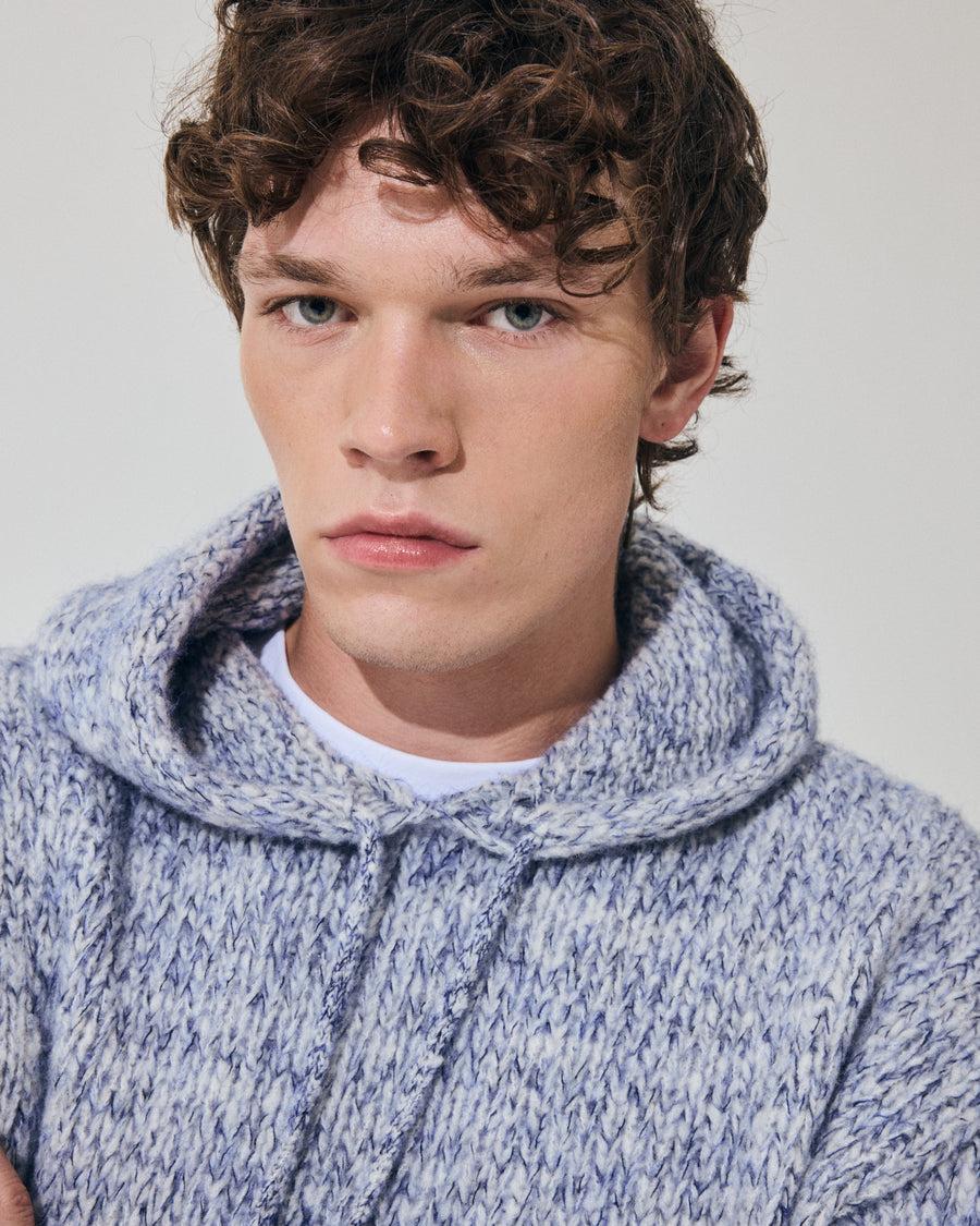 Scaglione HOODIE OVER MOULINE' NAVY Promozione