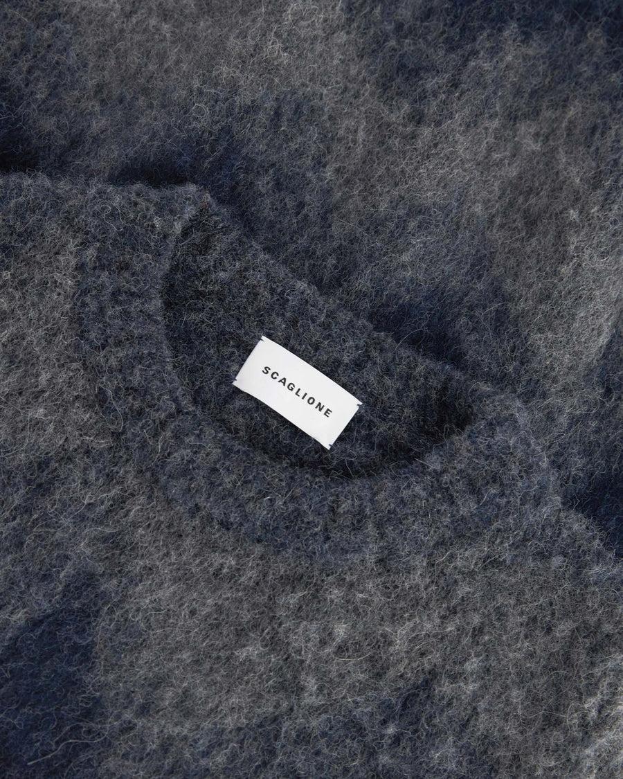 Scaglione ROUND NECK JQD ZIGZAG BRUSHED GREY Acquista Ora