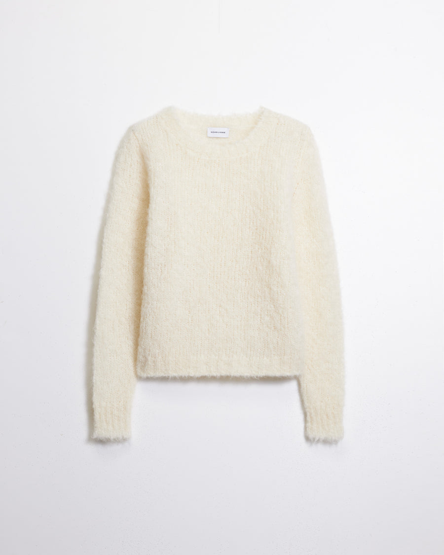 Scaglione ROUND NECK TRAPEZIO MILK Prezzo Ridotto