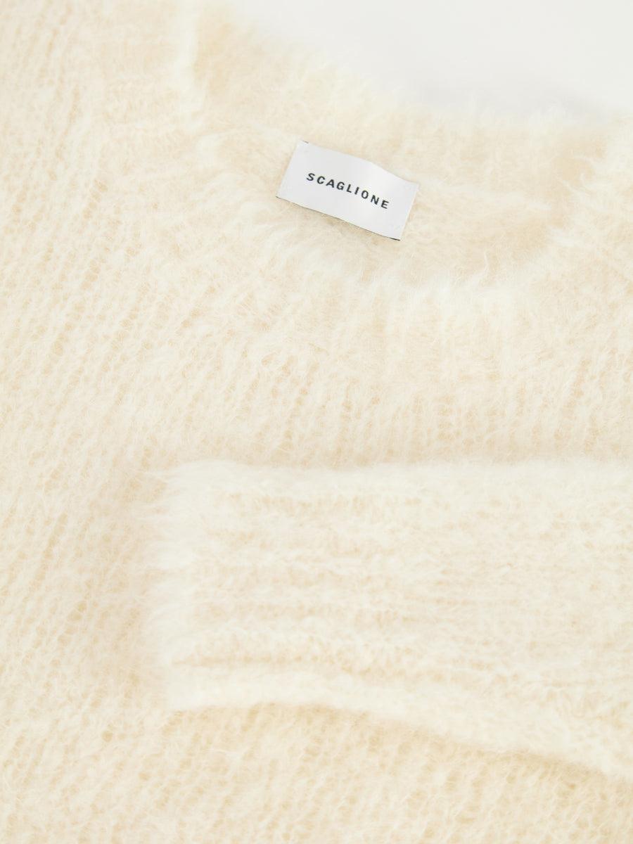 Scaglione ROUND NECK TRAPEZIO MILK Prezzo Ridotto