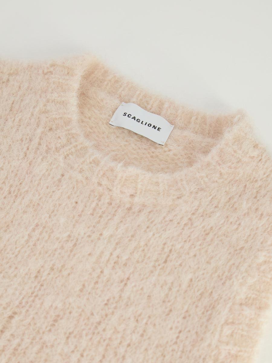 Scaglione GILET CREW NECK SAND Novità