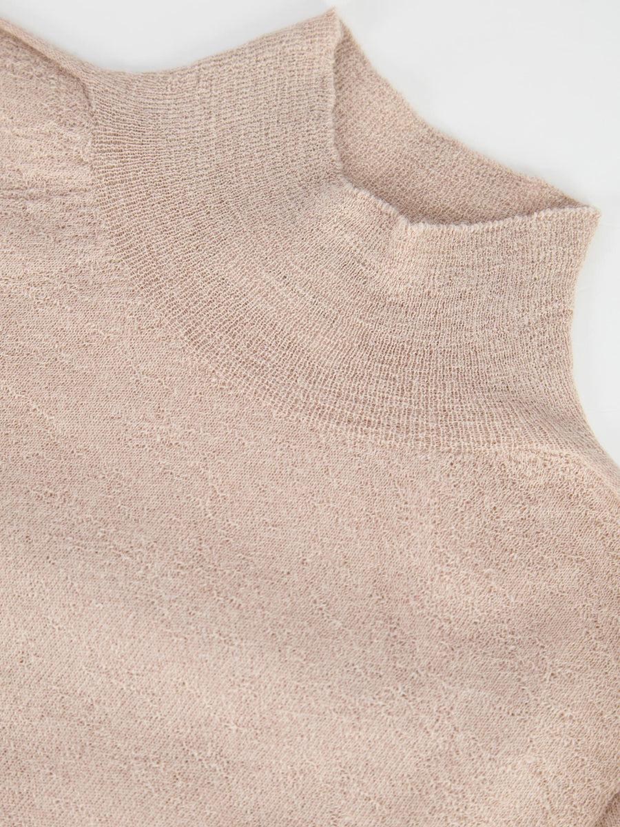 Scaglione MOCKNECK ULTRALIGHT SEAMLESS BEIGE Sconto