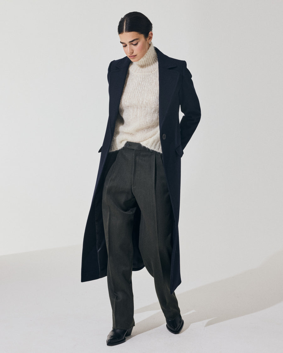 Scaglione COAT PETTO SEMPLICE NAVY Offerta
