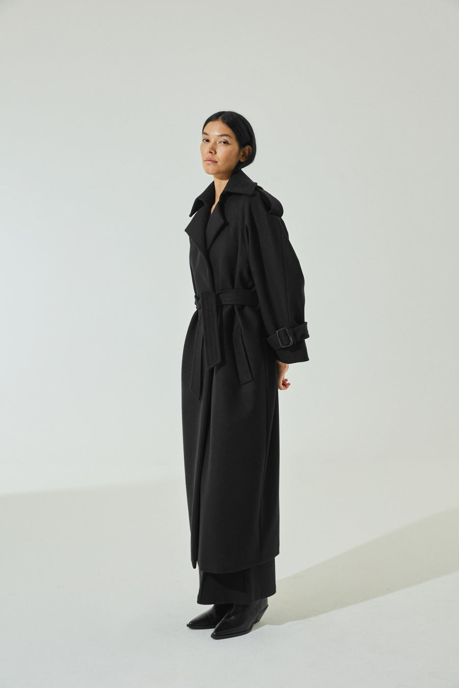 Scaglione TRENCHCOAT BLACK Hotsell