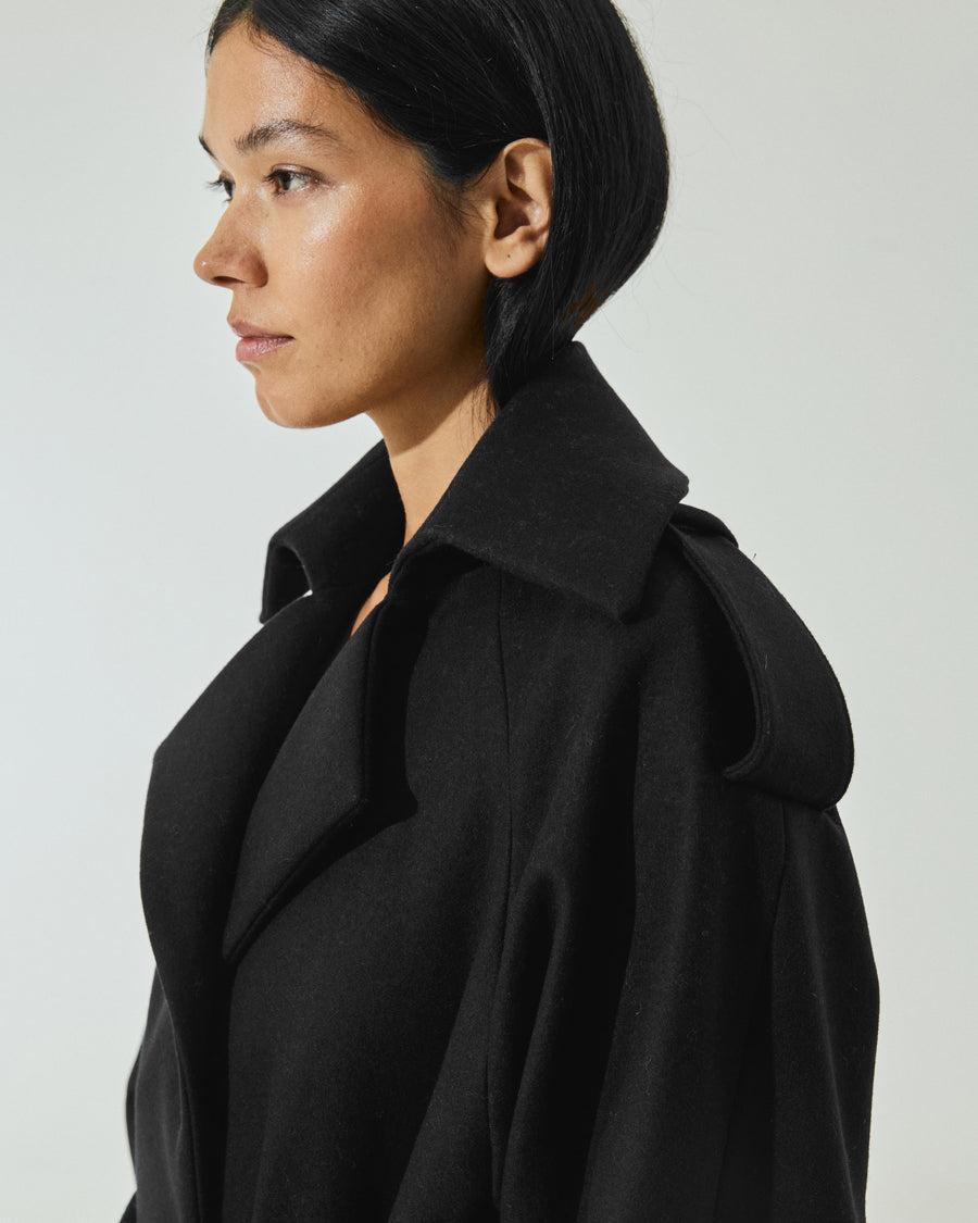 Scaglione TRENCHCOAT BLACK Hotsell