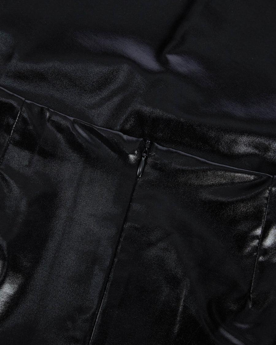 Scaglione SKIRT METAL TUBINO LUNGA BLACK Negozio